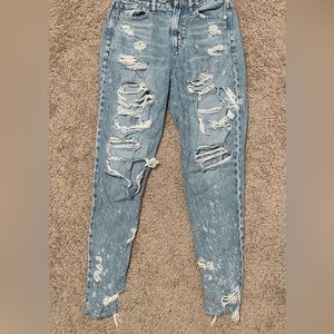 Size 4, American Eagle, blue skinny jeans